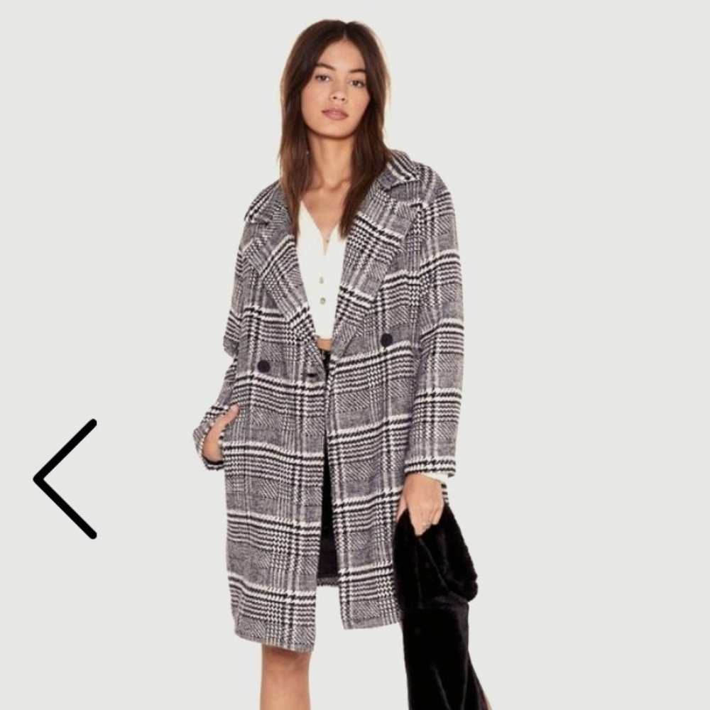Keep You in Check Longline Coat